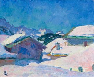 Winter Landscape near Maloja