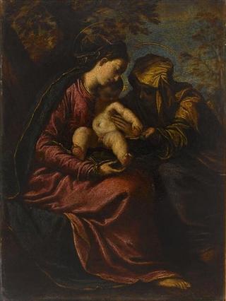 Madonna and Child with Saint Anne