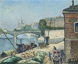 The quay Henri IV, Morning