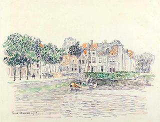 House by Canal in Holland