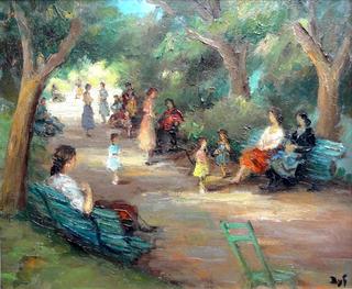 Le parc Monceau à Paris