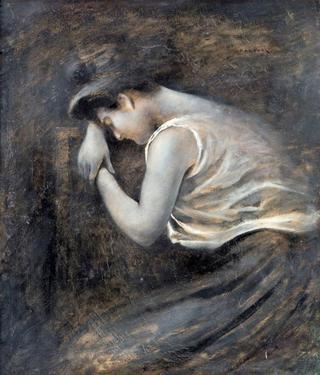 Jeune fille songeuse
