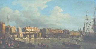 A View of London Bridge before the Late Alterations