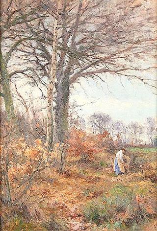 Gathering Sticks in the Fall