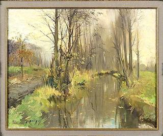 River with Trees