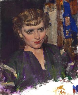 Portrait of Marucia, a Russian singer