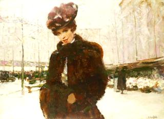 Femme a la fourrure