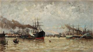 Harbour in Rotterdam