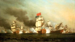 Lord Anson's Victory off Cape Finisterre, 3 May 1747