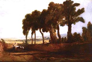 A Group of Trees at Grange