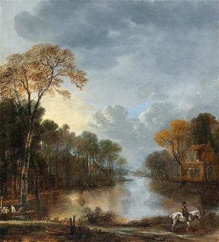 A Landscape at Twilight