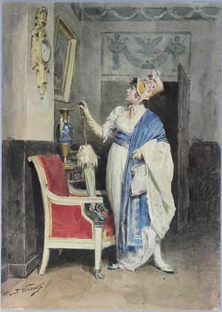 Lady in an Empire Dress