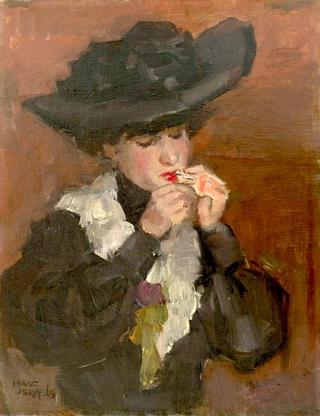 Woman with a cigarette