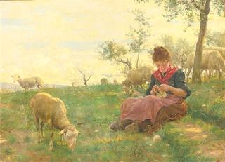 The Knitting Shepherdess