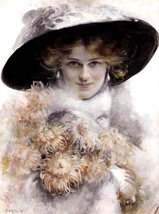 Portrait of a Lady in a Black Hat