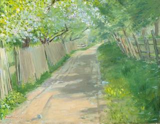 Taos Lane in Springtime