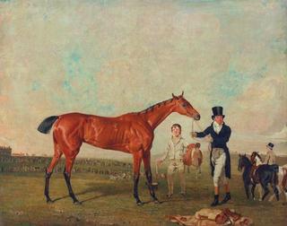 Shoveller Held by Her Trainer Will Chifney