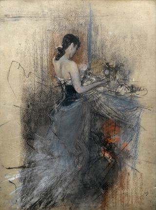 By the fireside