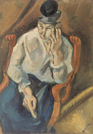 Woman Seated in Armchair