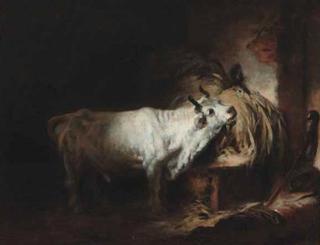 Le taureau blanc à l'étable (The White Bull in the Barn)