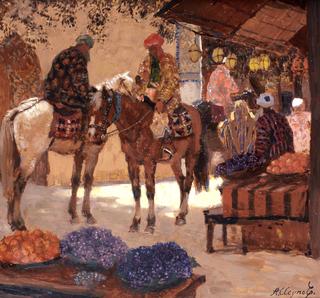 The bazaar in Samarkand