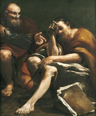 Democritus and Heraclitus