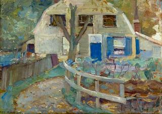 Farmhouse with mansard roof