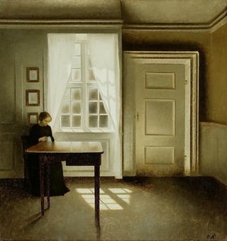 Interior with a Lady