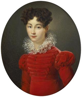 Portrait of a Young Girl in a Red Dress