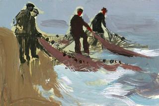 Fishermen with Net