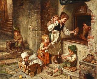 Scene with Village Cobbler