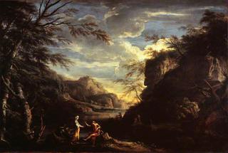Landscape with Apollo and the Cumaean Sybil