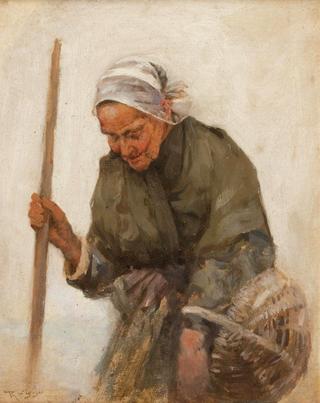 Old Woman with Basket