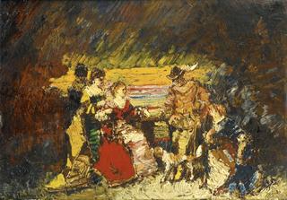 Figures in the park