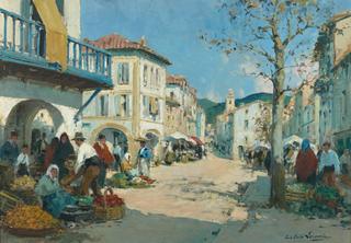 Marché de village Basque