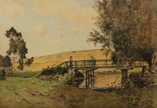 Lady on a Bridge