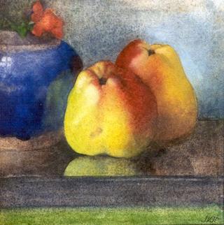 Still Life with Two Apples