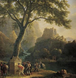 François I by the fountain of Vaucluse