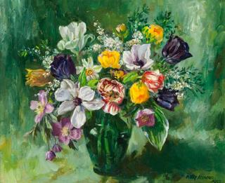 Spring Flowers with Magnolias