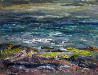The Wee Cumbrae from Corrie