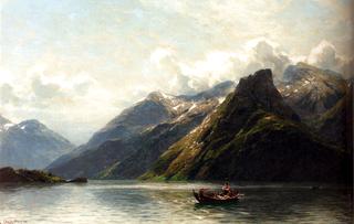 Summer- Fishing On A Norwegian Fjord