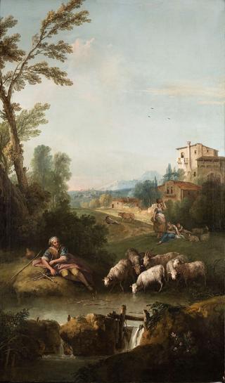 Landscape with Jacob Watering Laban's Flock