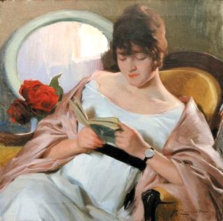Élégante à la lecture