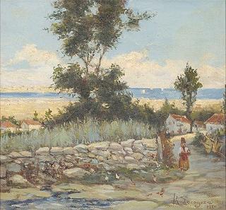 Landscape with Peasant