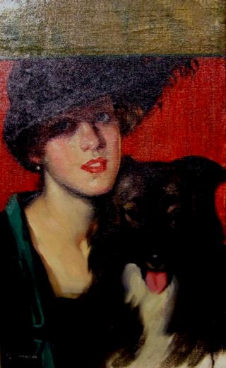 Woman with Dog