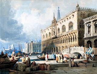 The Doge's Palace and the Grand Canal, Venice
