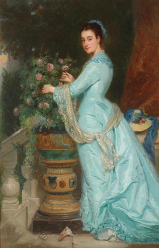 Flower Arrangement on the Balcony