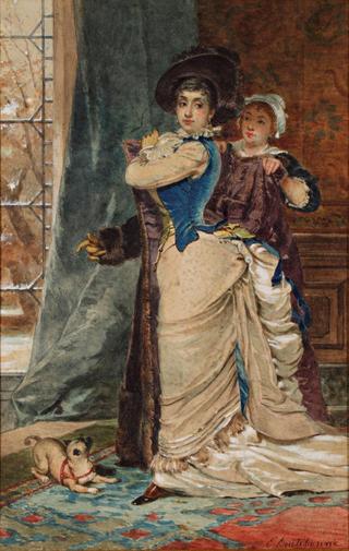 Elégante sur le départ