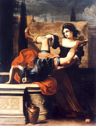 Timoclea kills the captain of Alexander the Great
