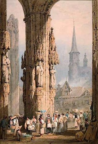 Porch of Ulm Cathedral, Germany